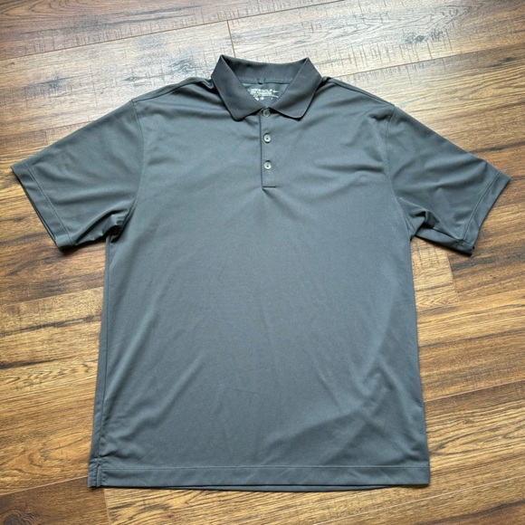 Gray Nike Dri-Fit Golf Polo. Size L - Picture 1 of 3